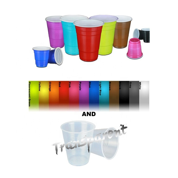 16oz Factory High Quality Reusable Red Plastic Solo Beer Cup for Party and Beer Pong Game